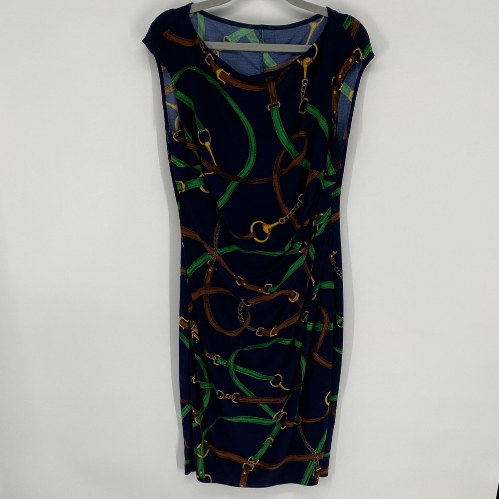 Ralph Lauren Status Print Pullover Dress Medium?